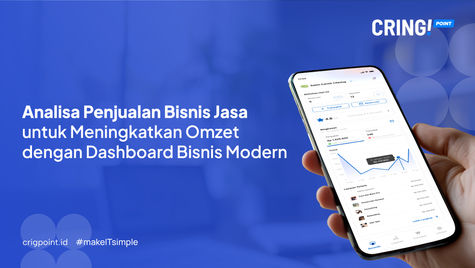 Analisa Penjualan Bisnis Jasa untuk Meningkatkan Omzet dengan Dashboard Bisnis Modern