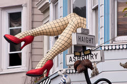 File ayaklı Haight Ashbury
