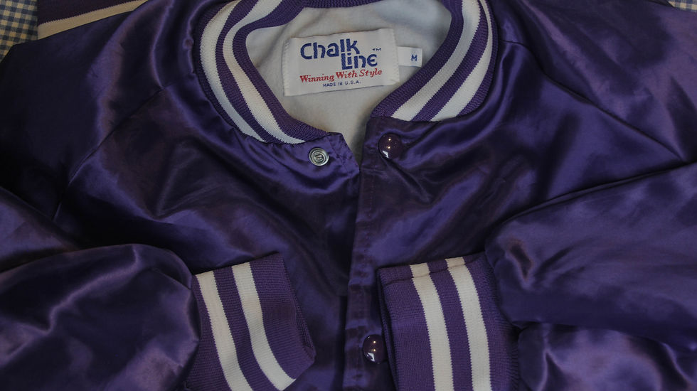 Thumbnail: 90’s Whirlpool Chalk Line Snap Jacket - M (S)
