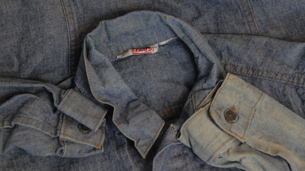Thumbnail: Levi’s Orange Tab Light Denim Jacket - M