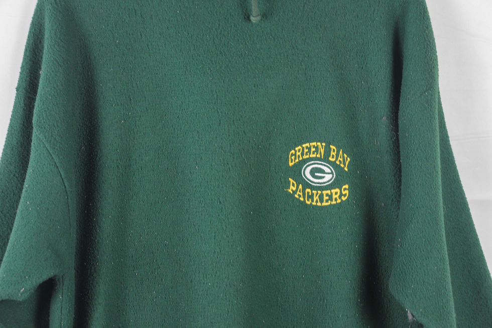 Thumbnail: 90’s Green Bay Packers Fleece Hoodie - XL