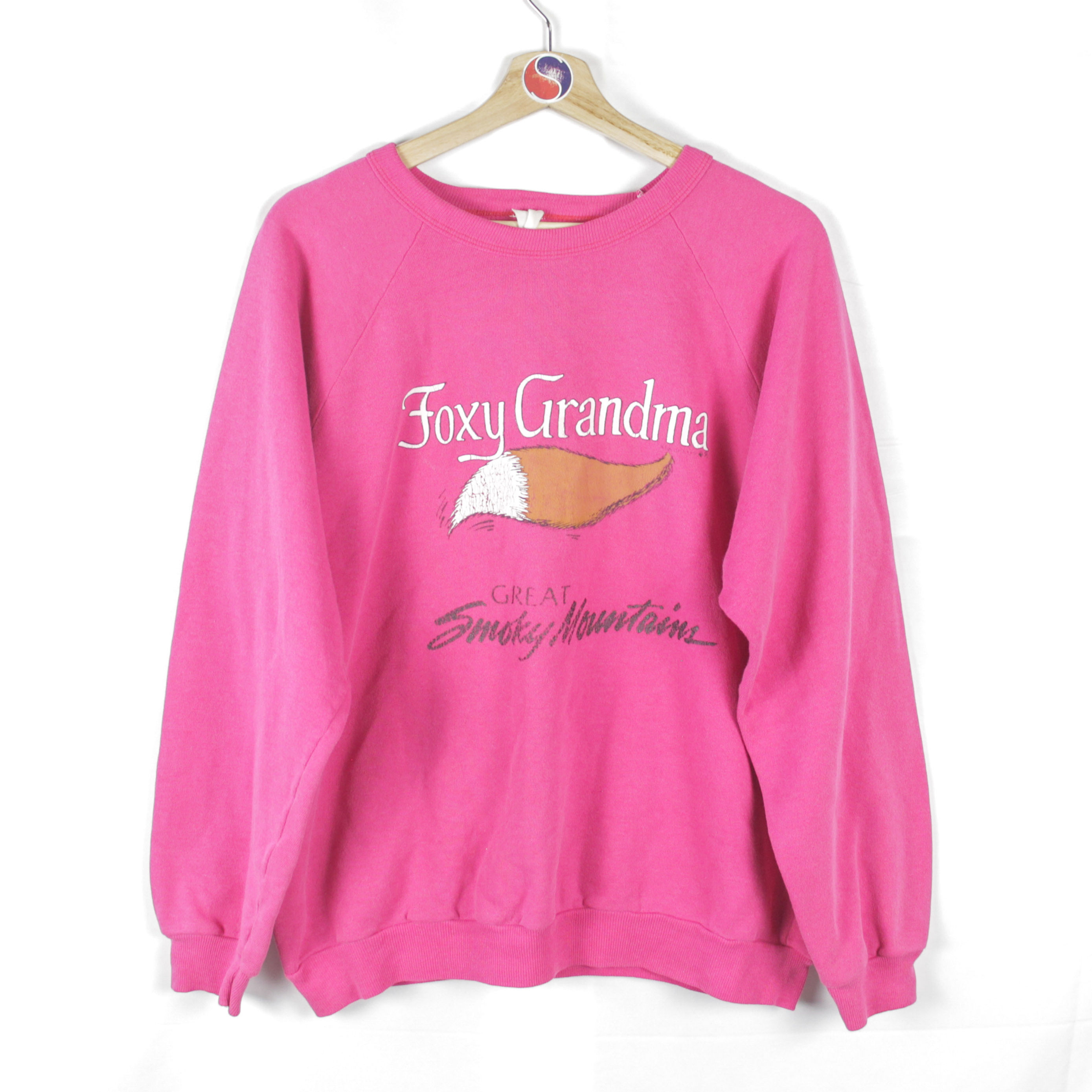 90’s Great Smokey Mountains Foxy Grandma Crewneck - XL