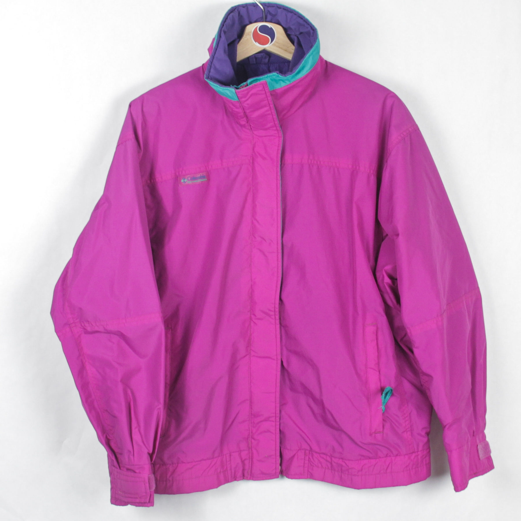 80's Women's Columbia Windbreaker - L