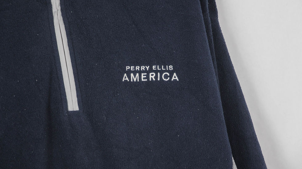 Thumbnail: 2000’s Perry Ellis 1/4 Zip Fleece - L (XL)