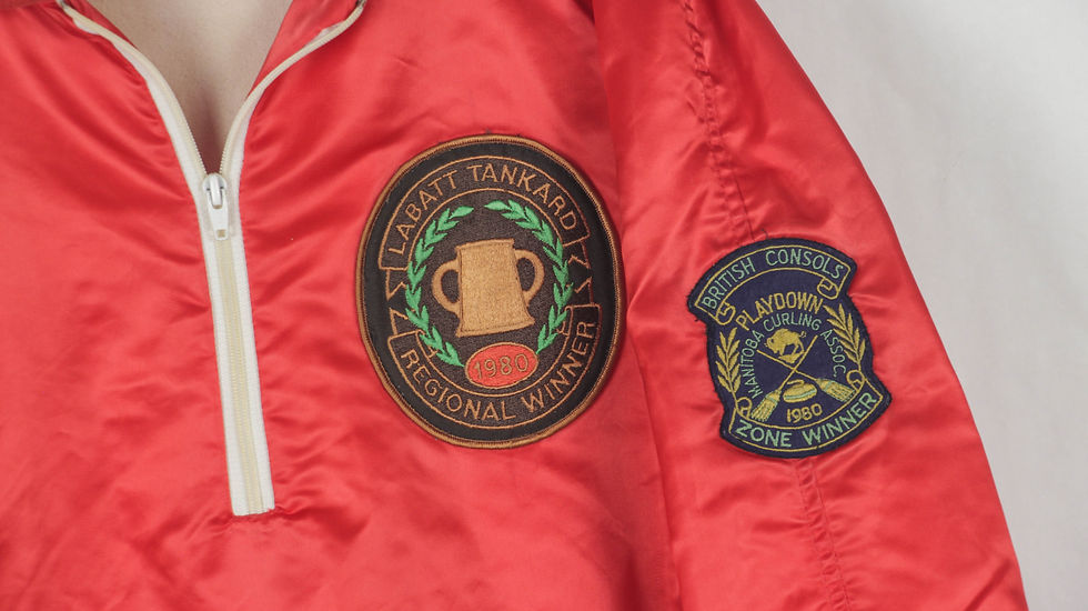 Thumbnail: 1980 Manitoba Curling Light Jacket - L