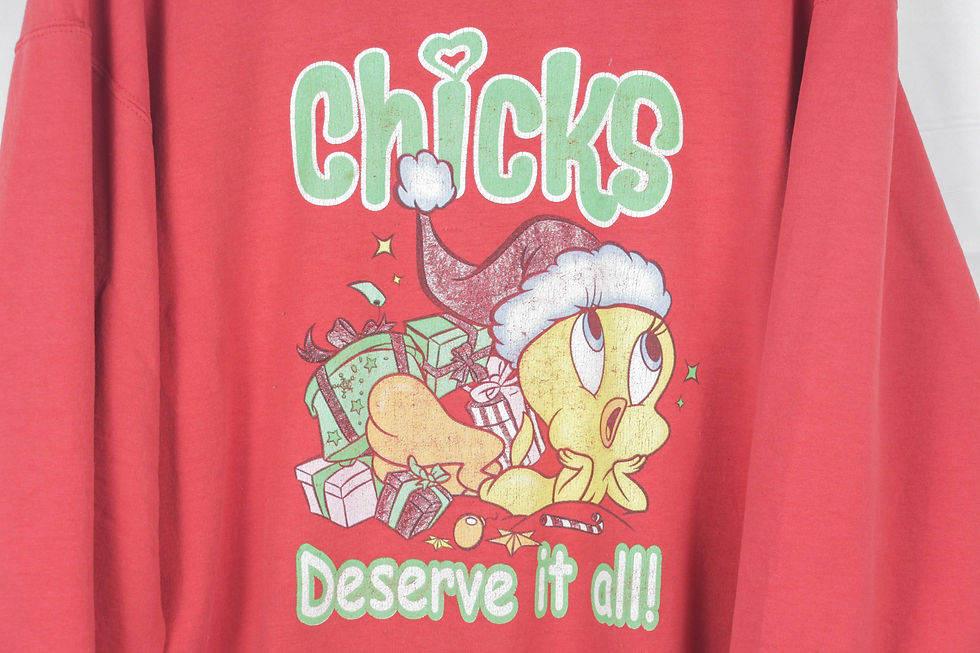 Thumbnail: 2000’s Chicks Deserve It All Tweety Crewneck - XL