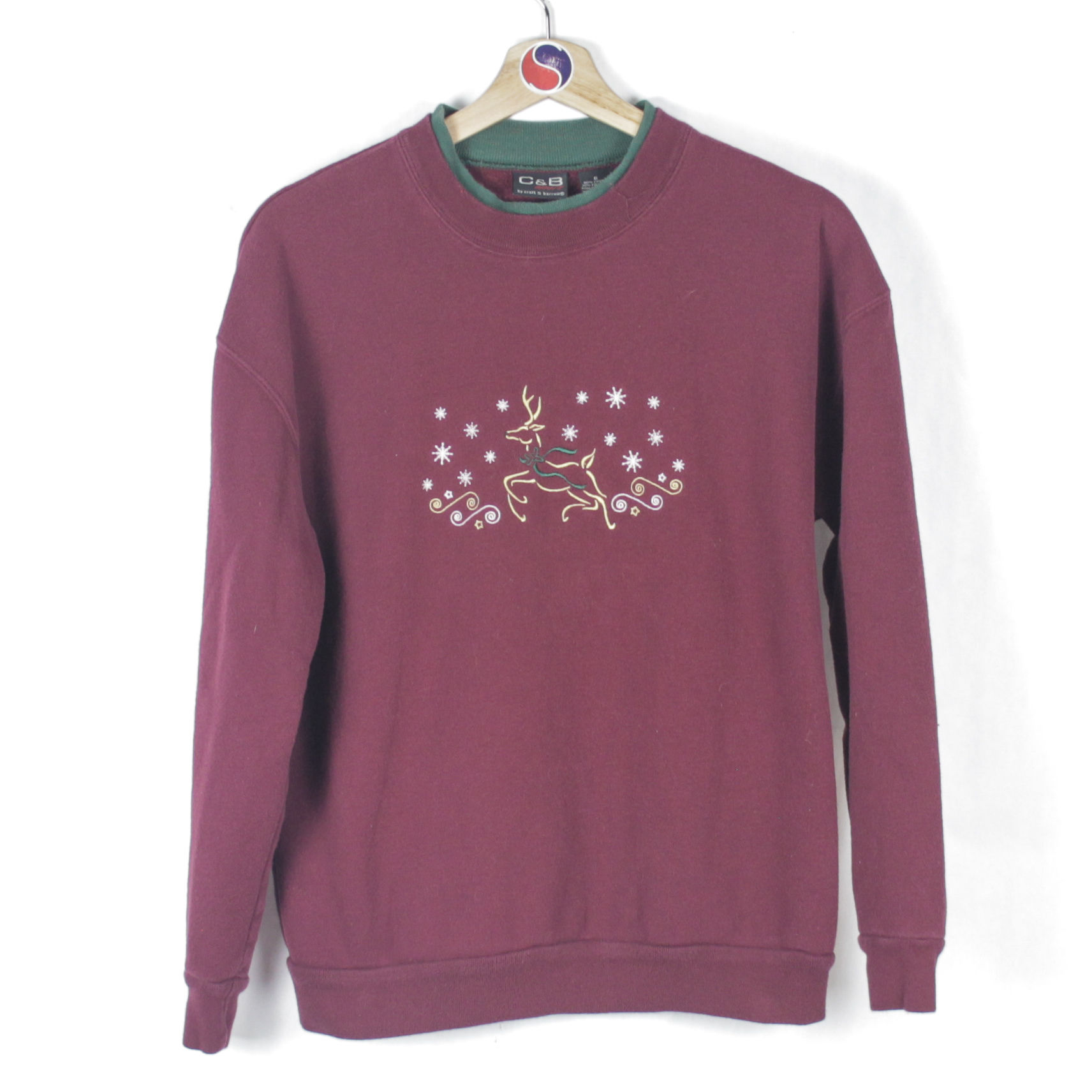 2000’s Reindeer Christmas Sweatshirt - S