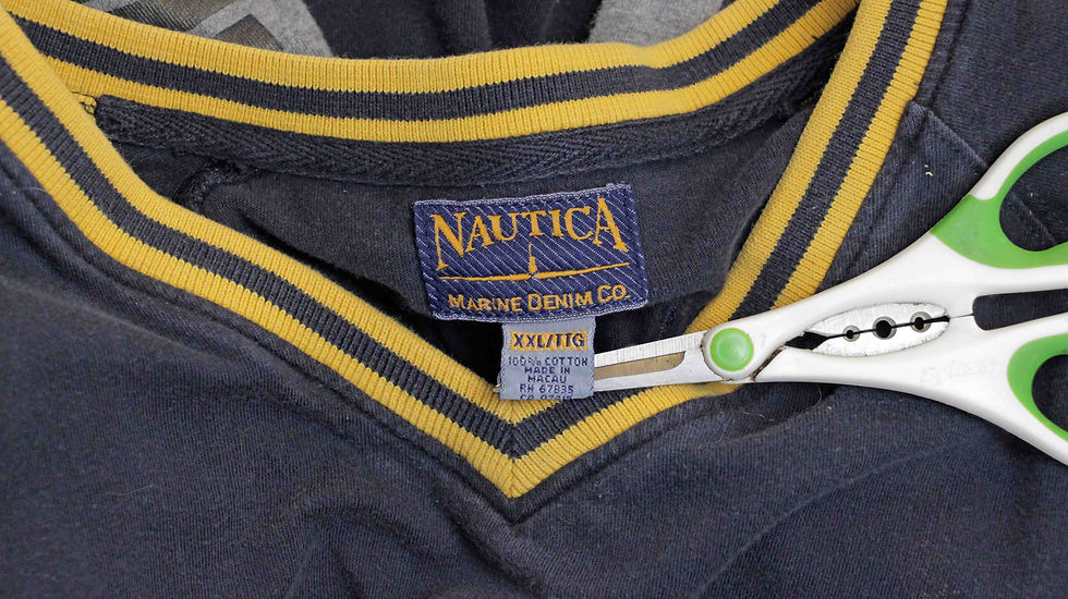 Thumbnail: Vintage Nautica Marine Denim Tee - XXL (XL)