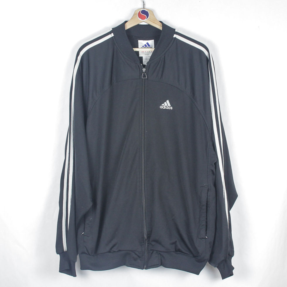 Thumbnail: 90's Adidas Zip Sweatshirt - XL