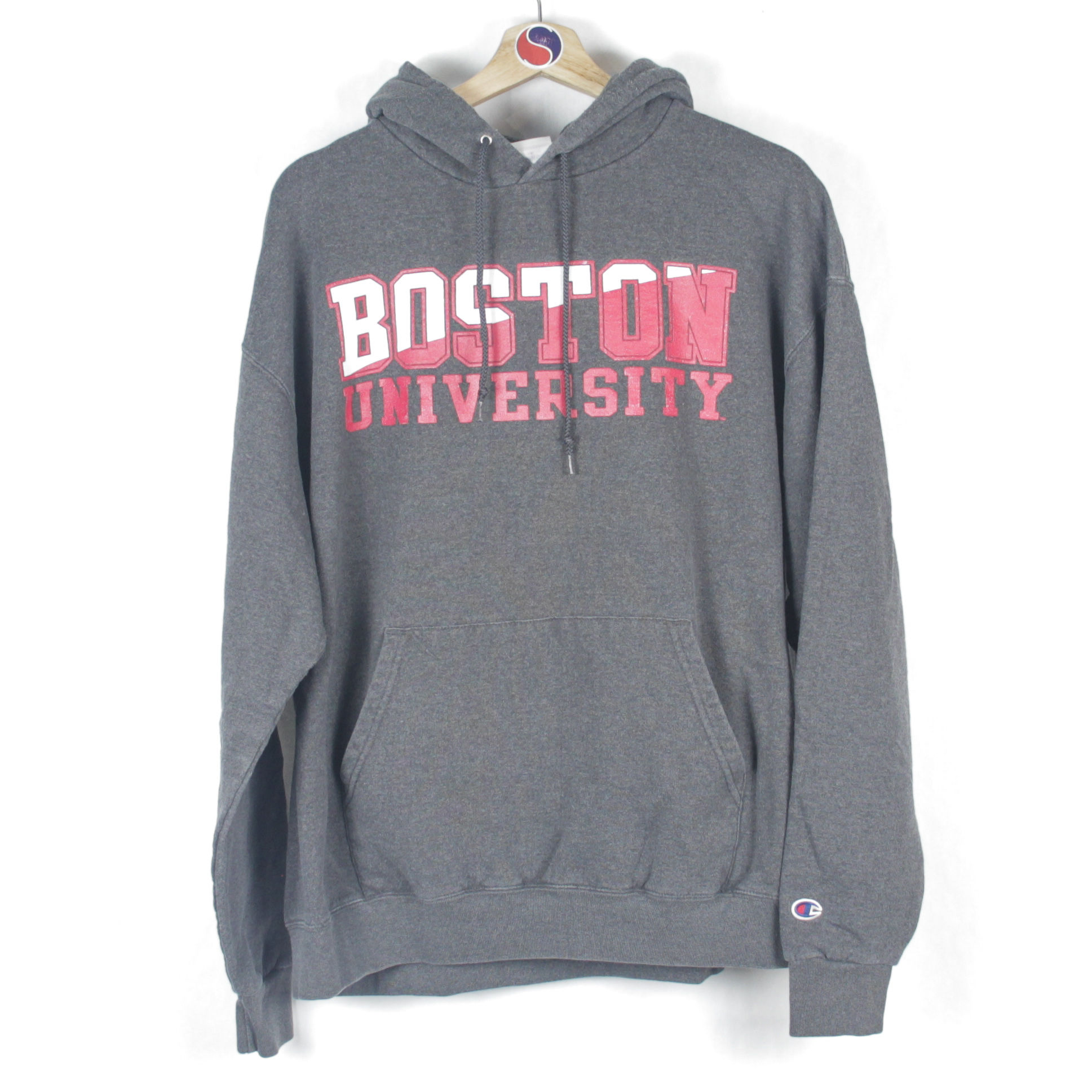 2000’s Boston University Champion Hoodie - XL (L)