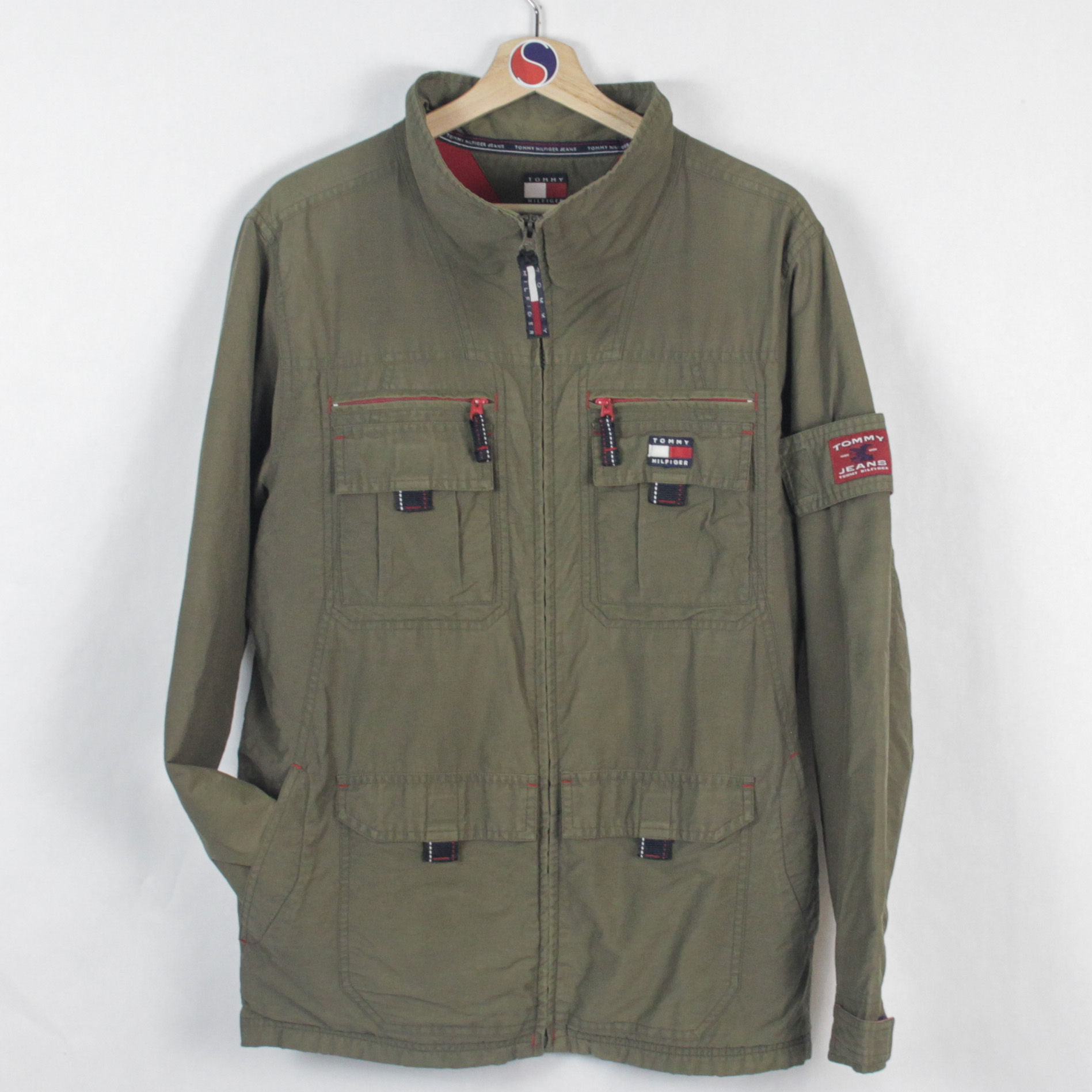 Vintage Tommy Jeans Military Jacket - XL (S-M)