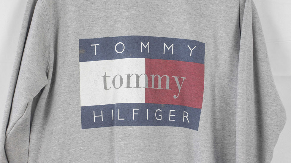 Thumbnail: 90’s Tommy Hilfiger Flag Crewneck - L
