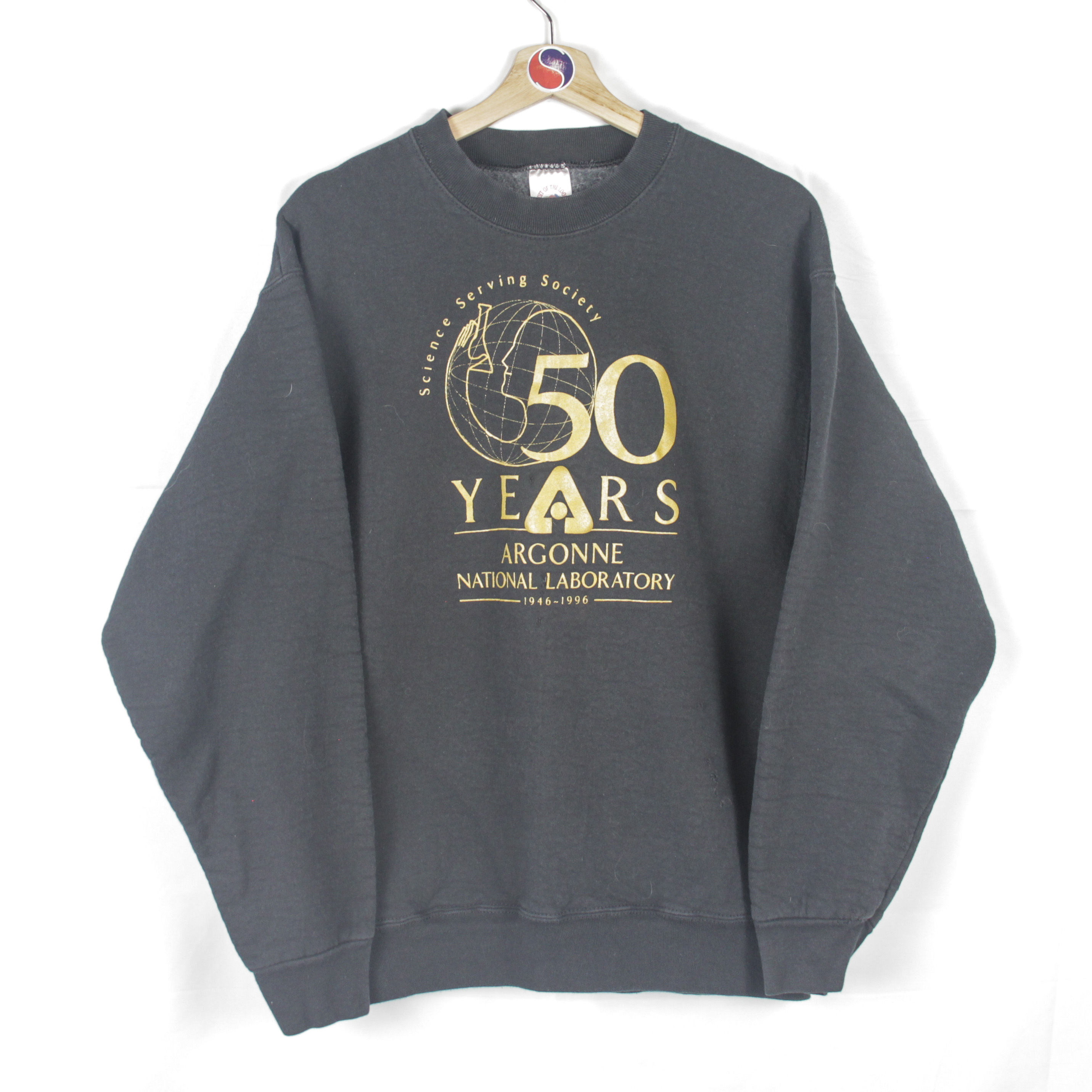 1996 Argonne Laboratory 50 Years Crewneck - L