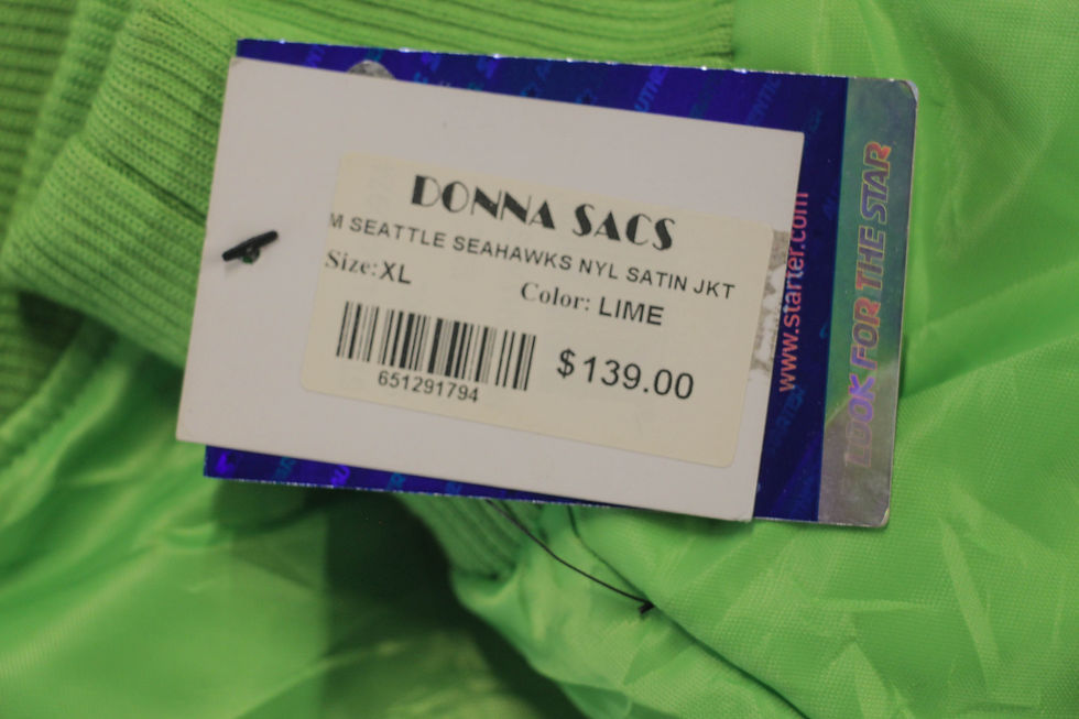 Thumbnail: 2000's NWT Seattle Seahawks Starter Snap Jacket - XL