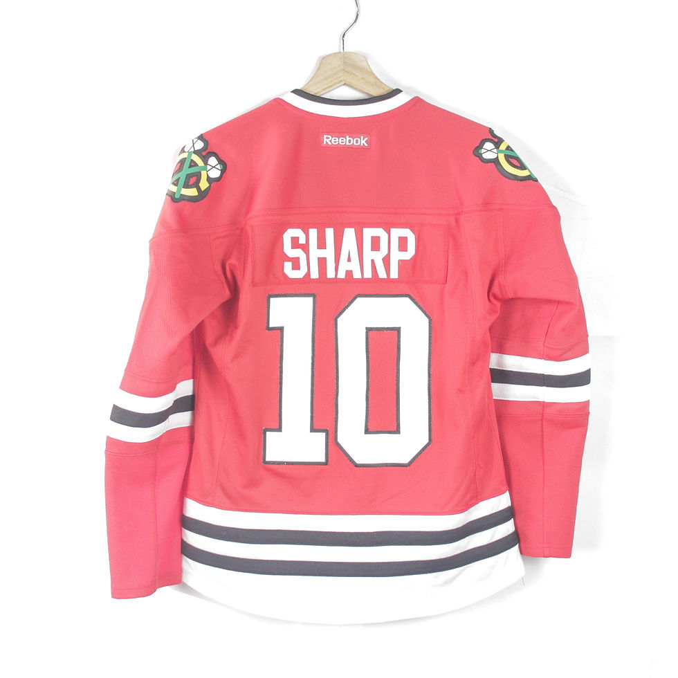 Thumbnail: Women’s Sharp Chicago Blackhawks Reebok Jersey - S