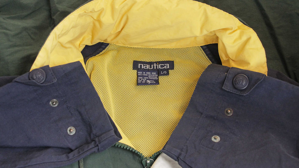 Thumbnail: Vintage Nautica Blue Water Challenge Light Jacket - L (XL)