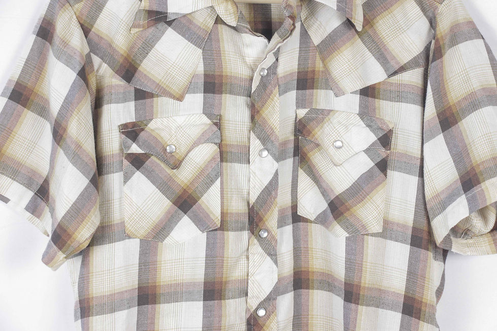 Thumbnail: 90’s Snap Pearl Button Up - M