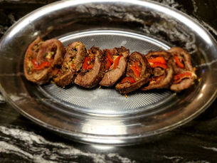 STUFFED ROLLED FLANK STEAK