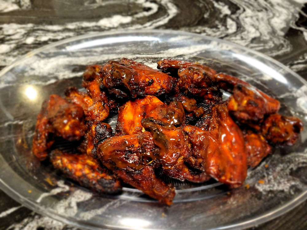 BARBQUE CHICKEN WINGS IN THE NINJA FOODI SMART XL GRILL