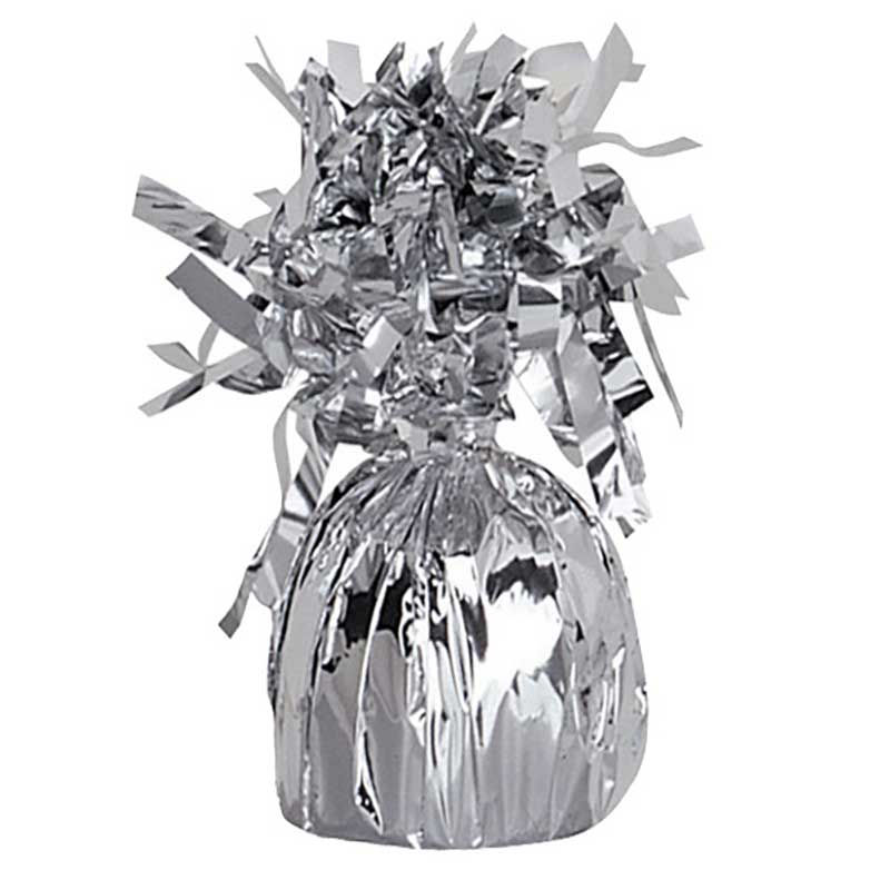 Silver Foil Balloon Weight 4