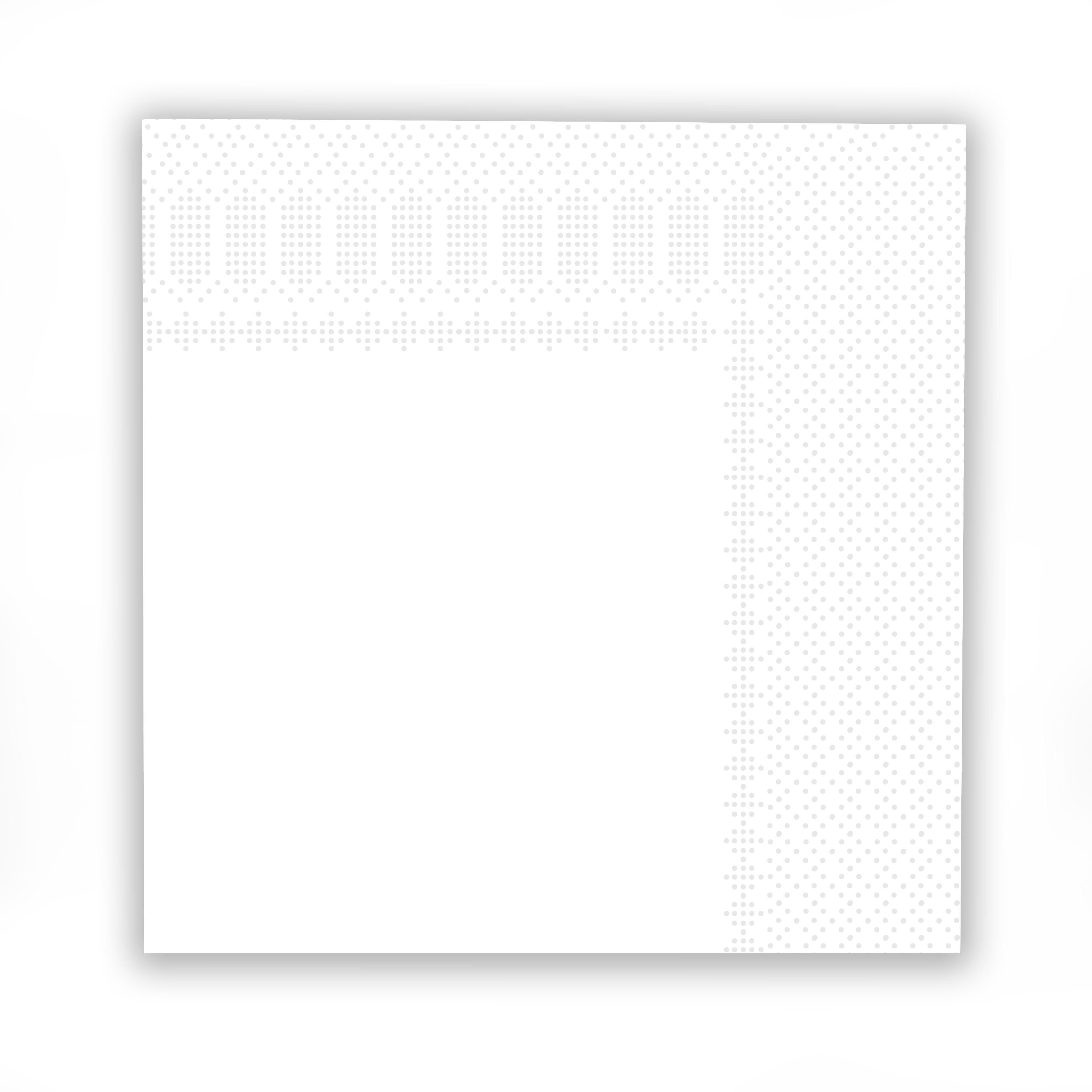 16Pk 33Cm White Napkins