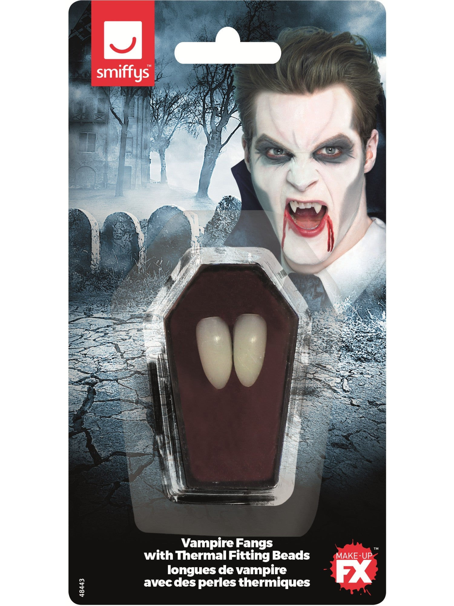 Vampire Fangs with Thermal Fitting Beads