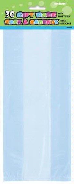 (30) Baby Blue Cello Bags