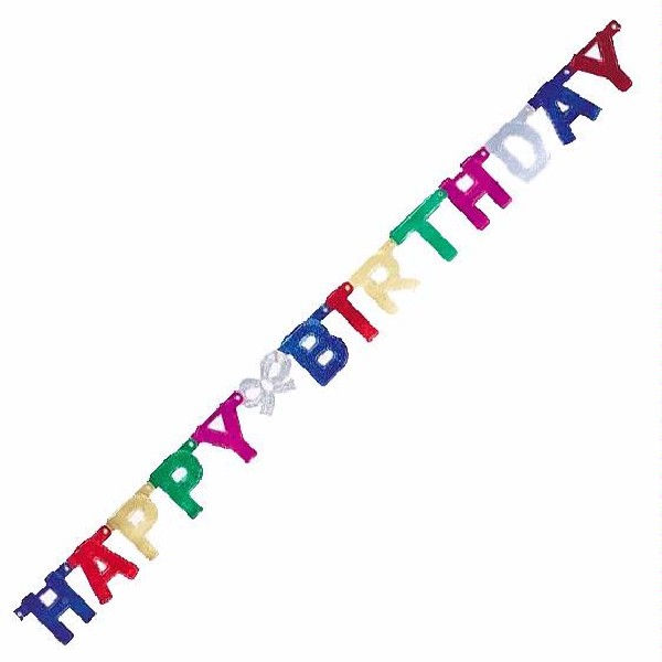 Deluxe Birthday Jointed Banner