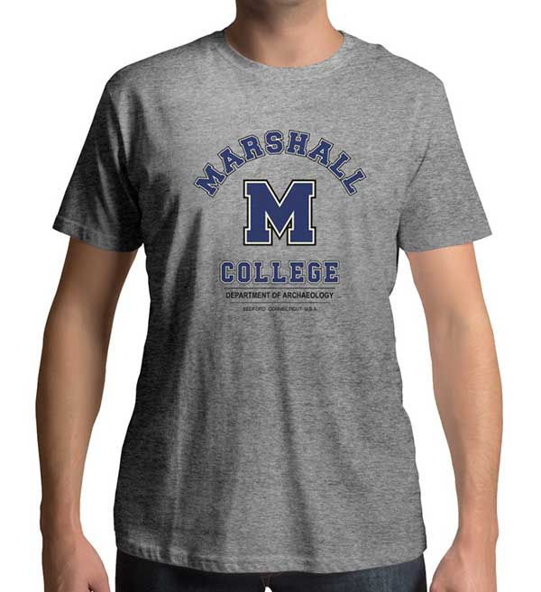 Thumbnail: Indiana Jones Marshall College Archaeology Men's grey t-shirt