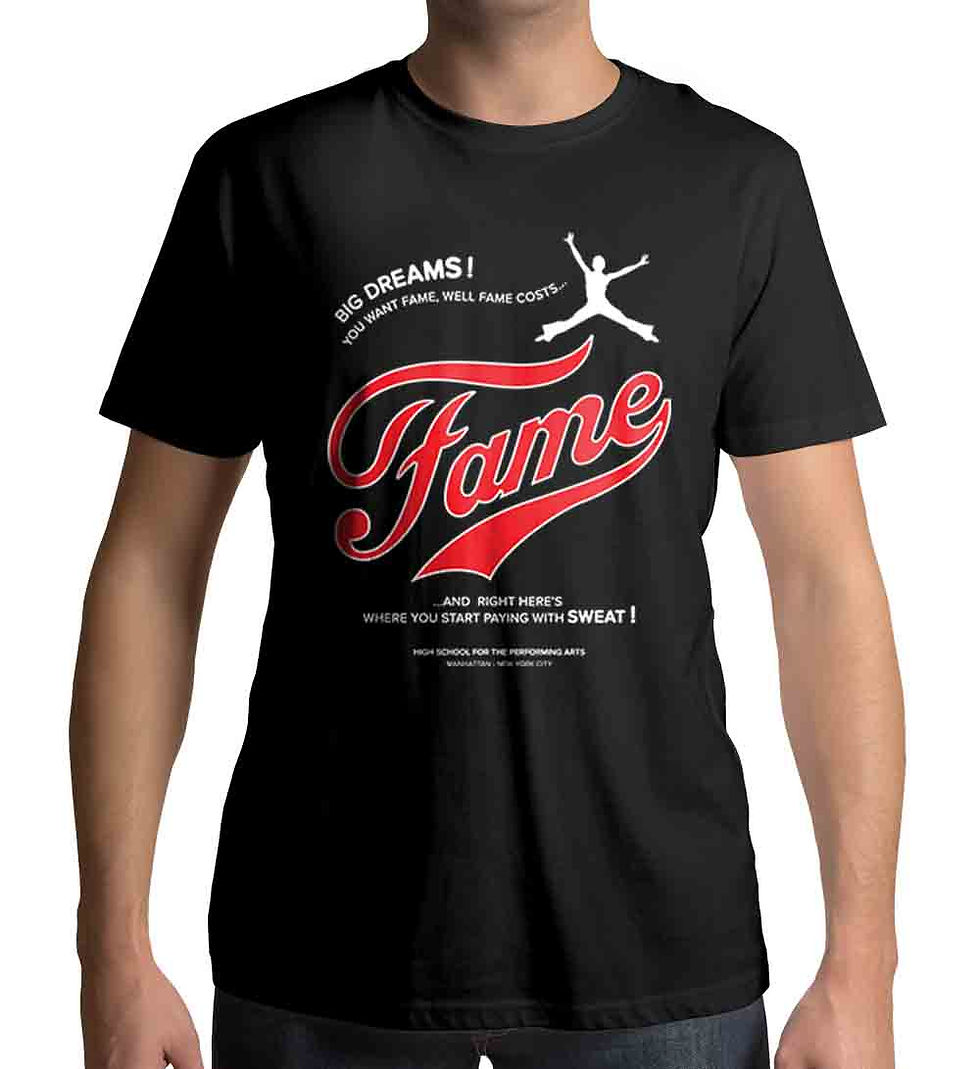 Thumbnail: Fame The Musical Men's Black t-shirt