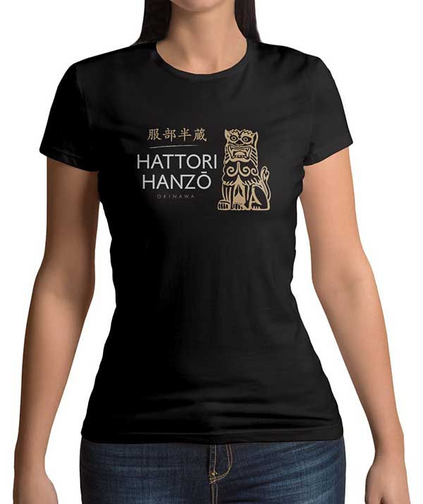 Thumbnail: Kill Bill Hattori Hanzo Women's navy t-shirt