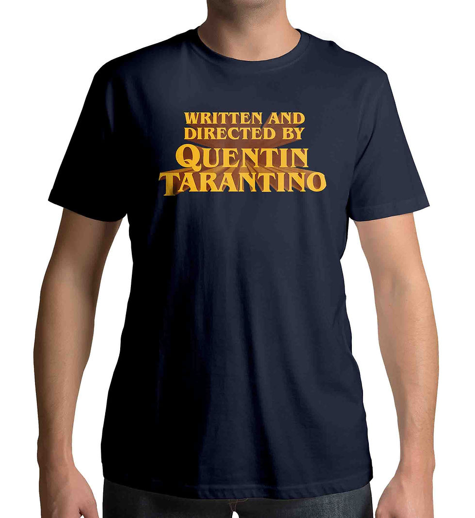 Thumbnail: Quentin Tarantino Written And Directed by Male tshirt