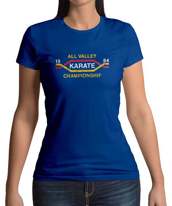 Thumbnail: The Karate Kid 1984 All Valley Karate Championships Women's Royal Blue t-shirt