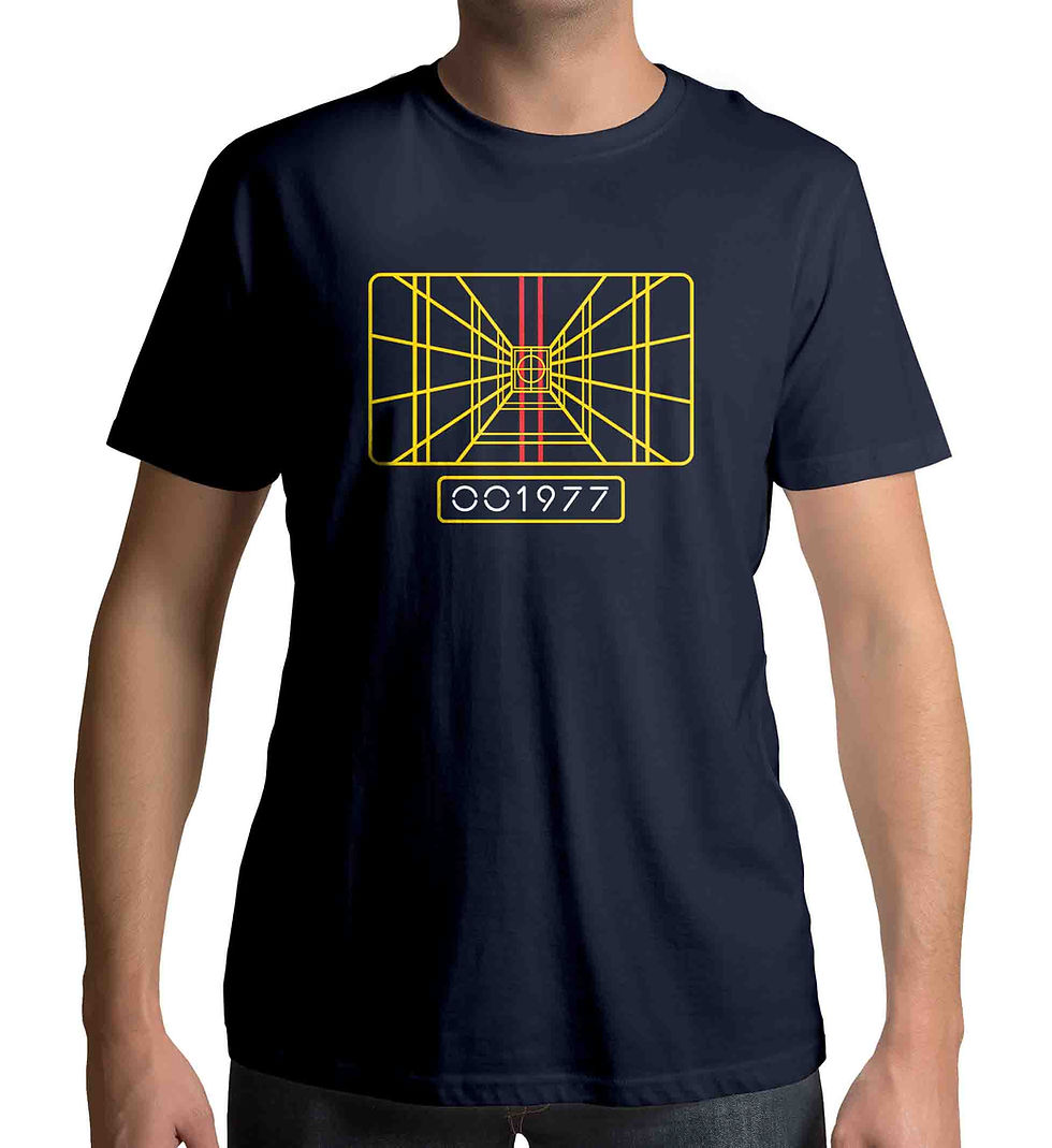 Star Wars Stay On Target Men's Navy t-shirt