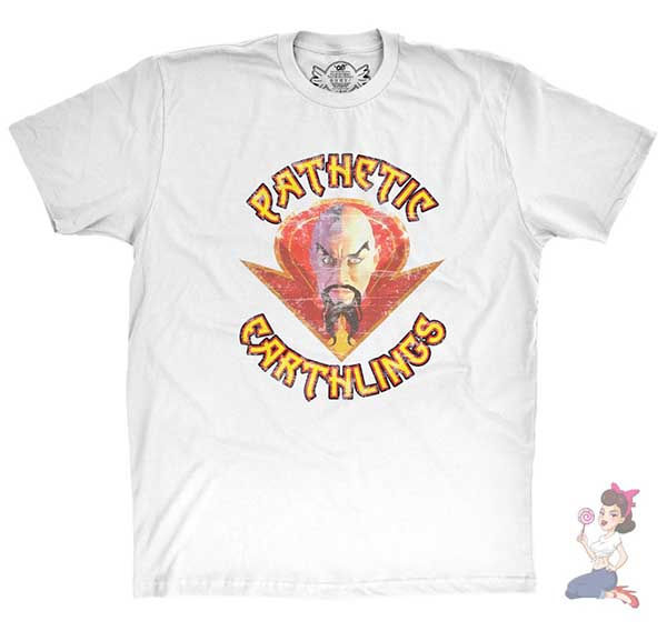 Ming The Merciless Pathetic Earthlings t-shirt