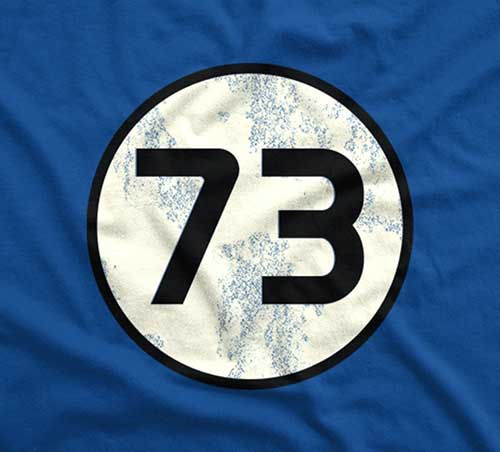 Thumbnail: The Big Bang Theory Sheldon Cooper's 73 design by Candywrap Design