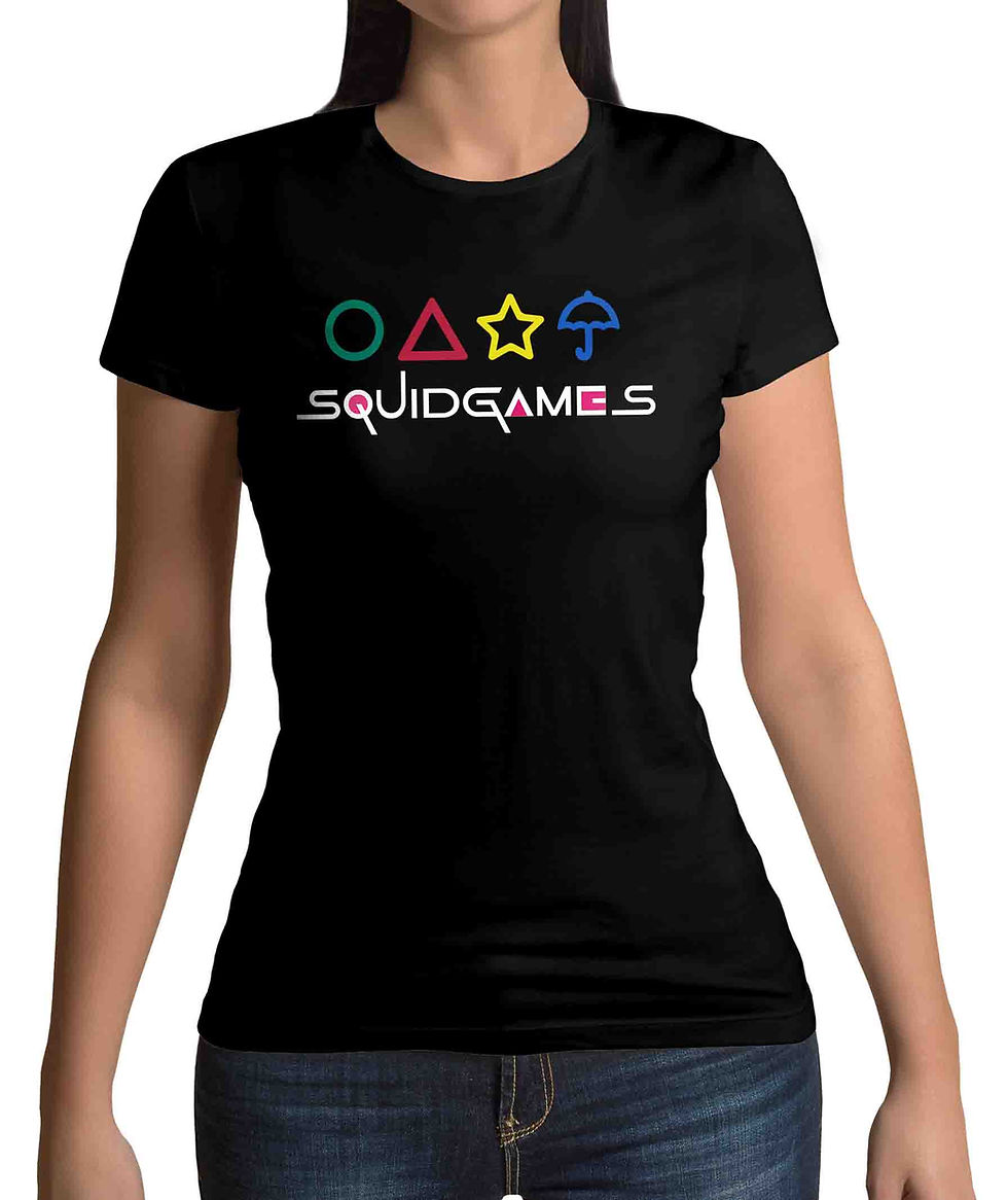 Thumbnail: Squid Games Symbols Women's t-shirt