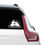 Thumbnail: Harry Potter's Witchcraft and Wizardry Vinyl Decal Sticker on a rear car window