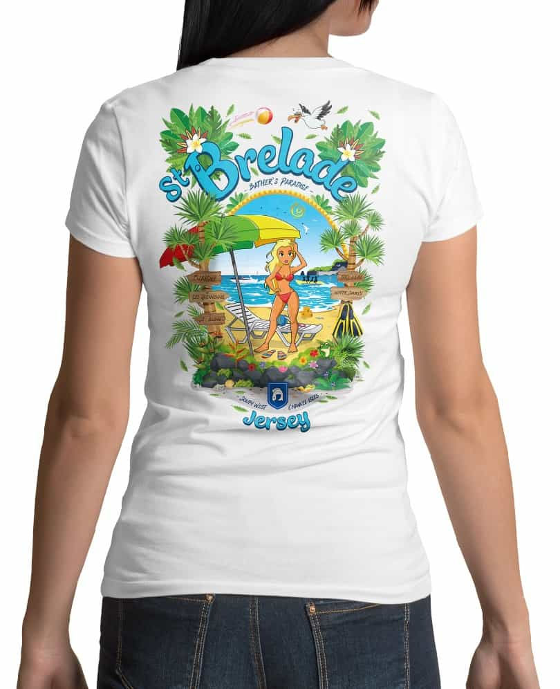 Thumbnail: Jersey Channel Islands St Brelade women's t-shirt
