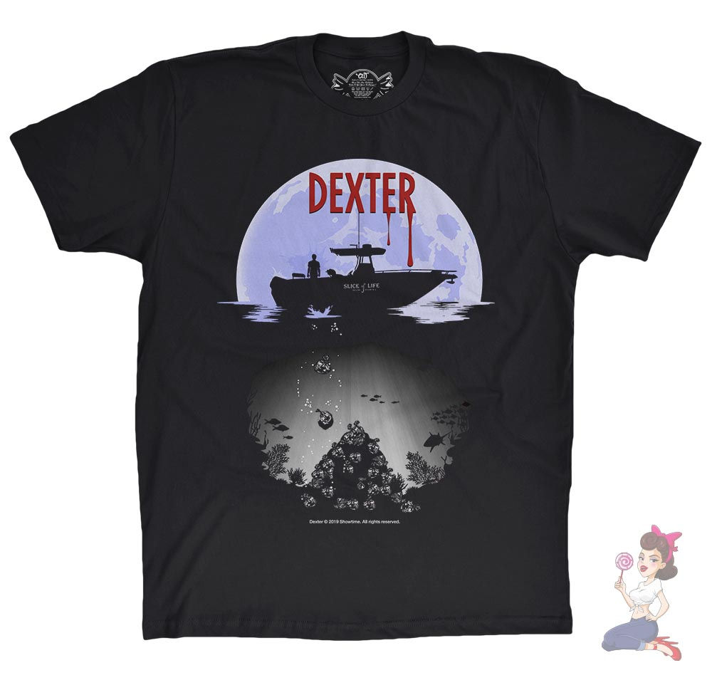 Dexter The Slice Of Life Black tshirt