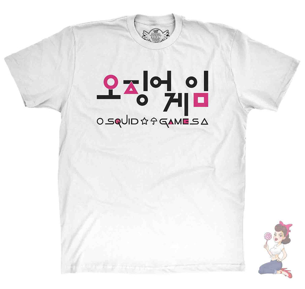 Squid game red light green light t-shirt