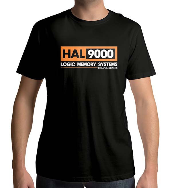 Thumbnail: Hal 9000 Logic Memory Systems Men's Black t-shirt