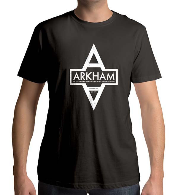 Thumbnail: Batman Arkham Asylum Men's Black t-shirt