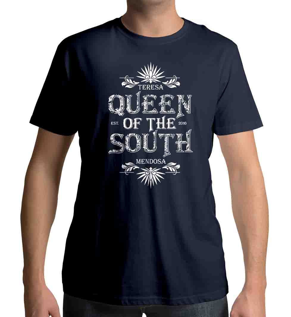 Queen Of The South  Men's Navy t-shirt