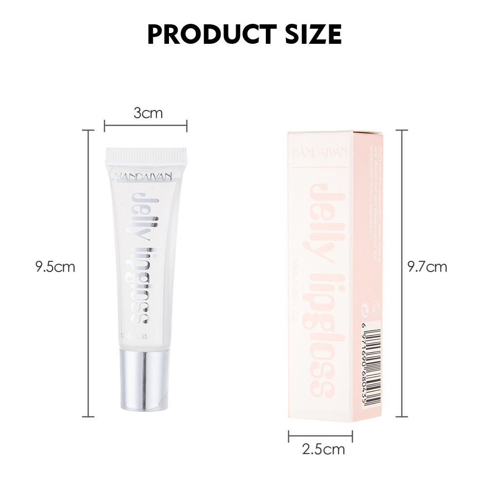 Candy Color Jelly Lip Gloss with Mirror Finish