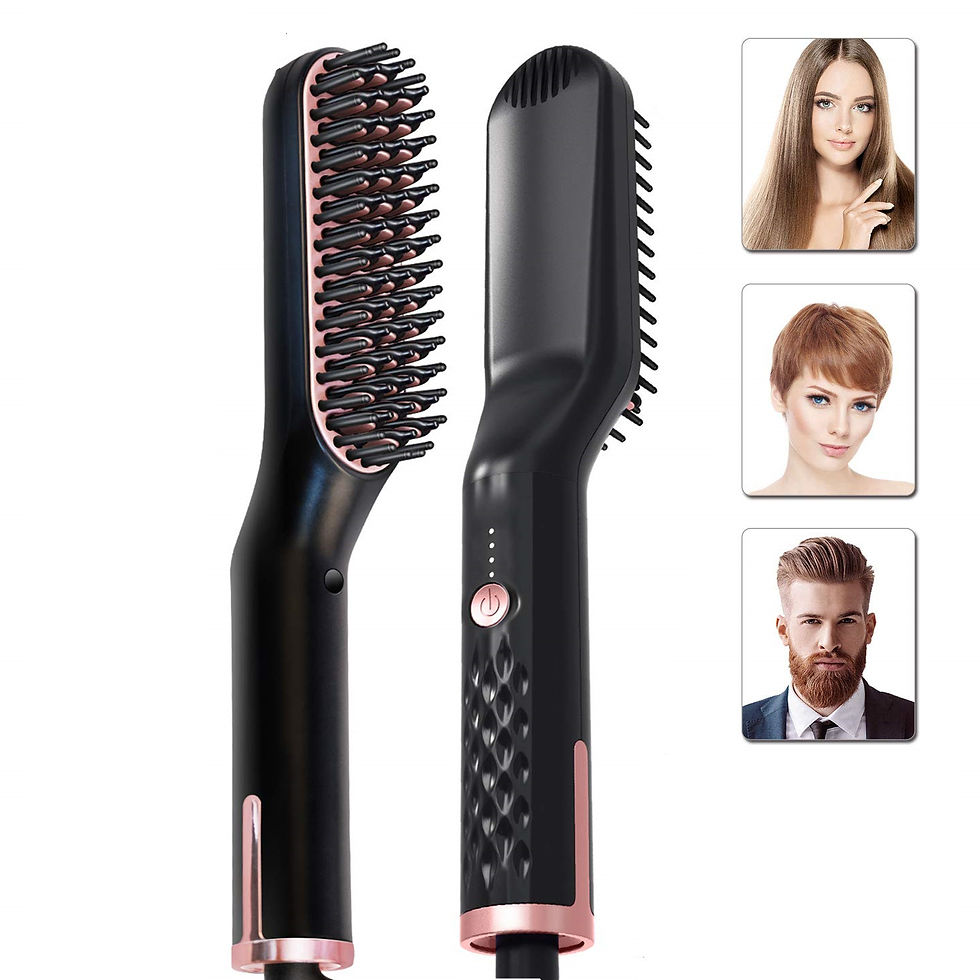 Thumbnail: Straightening Brush and Beard Comb Set