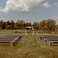 Boho outdoor ceremony New York