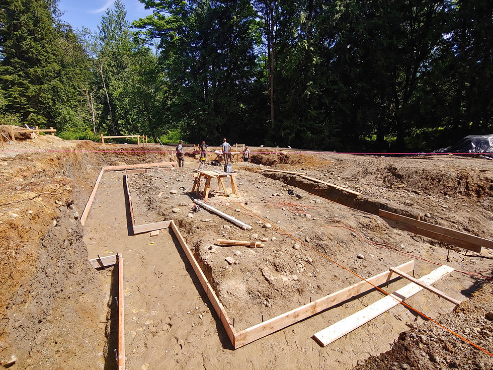 Concrete footing forms