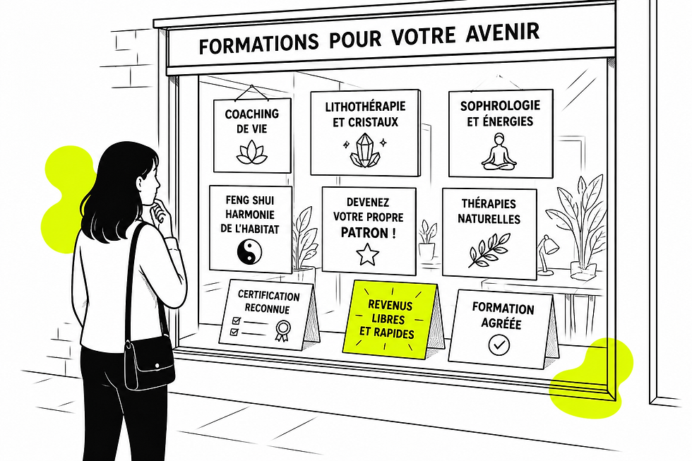 Derrière une proximité formelle, les différences en termes de fondements scientifiques, de reconnaissance professionnelle et de débouchés peuvent être considérables.