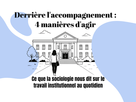 Travail d'accompagnement de l'action publique